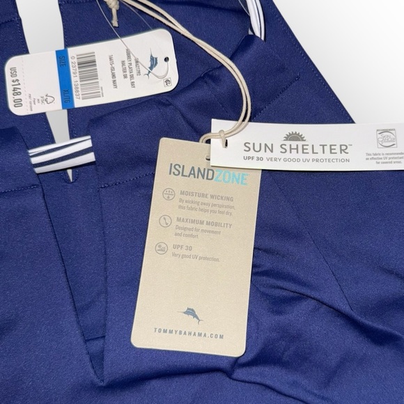 NWT TOMMY BAHAMA Aubrey Playa Del Ray Island Zone Halter Dress XL - Island Navy - Picture 9 of 13